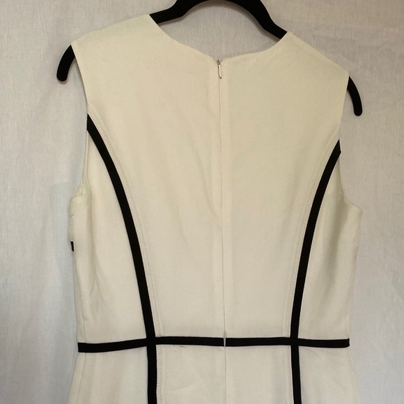 CALVIN KLEIN SLEEVELESS SHEATH COLOR BLOCK dress - Picture 2 of 5